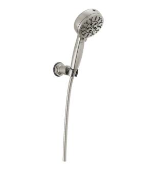 Delta Universal Showering Components 55884-SS-PR 7-Setting Wall Mount Hand Shower with Cleaning spray in Lumicoat Stainless