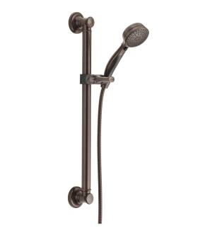 Delta Universal Showering Components 51900-RB ActivTouch® 9-Setting Hand Shower with Traditional Slide Bar / Grab Bar in Venetian Bronze