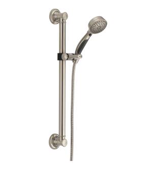 Delta Universal Showering Components 51900-SS ActivTouch® 9-Setting Hand Shower with Traditional Slide Bar / Grab Bar in Stainless