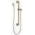 Delta Universal Showering Components 51500-CZ Adjustable Slide Bar / Grab Bar Assembly with Elbow in Champagne Bronze