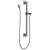 Delta Universal Showering Components 51500-SS Adjustable Slide Bar / Grab Bar Assembly with Elbow in Stainless