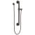 Delta Universal Showering Components 51600-RB Adjustable Slide Bar / Grab Bar Assembly with Elbow in Venetian Bronze