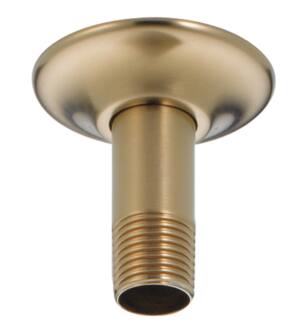 Delta Universal Showering Components U4996-CZ Ceiling Mount Shower Arm & Flange in Champagne Bronze