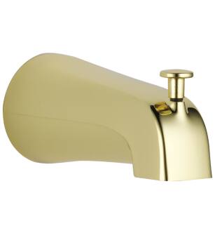 Delta Universal Showering Components U1075-PB-PK Diverter Tub Spout in Polished Brass