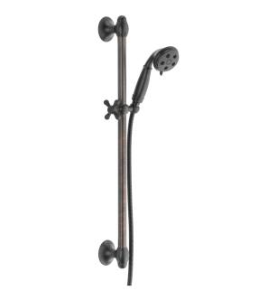 Delta Universal Showering Components 51308-RB H2Okinetic® 3-Setting Slide Bar Hand Shower in Venetian Bronze