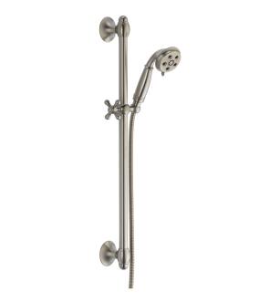 Delta Universal Showering Components 51308-SS H2Okinetic® 3-Setting Slide Bar Hand Shower in Stainless