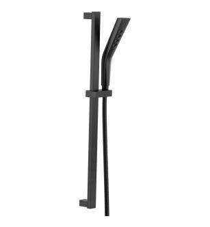 Delta Universal Showering Components 51799-BL H2Okinetic® 3-Setting Slide Bar Hand Shower in Matte Black