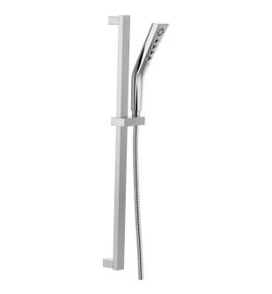 Delta Universal Showering Components 51799-PR H2Okinetic® 3-Setting Slide Bar Hand Shower in Lumicoat Chrome