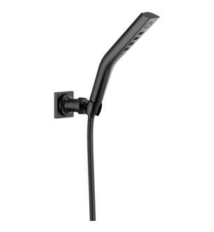 Delta Universal Showering Components 55799-BL H2Okinetic® 3-Setting Wall Mount Hand Shower in Matte Black
