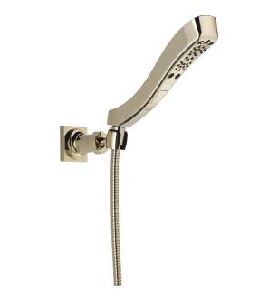 Delta Universal Showering Components 55552-PN H2Okinetic® 4-Setting Adjustable Wall Mount Hand Shower in Polished Nickel