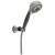 Delta Universal Showering Components 55445-SS H2Okinetic® 5-Setting Adjustable Wall Mount Hand Shower in Stainless