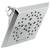 Delta Universal Showering Components 52664-PR H2Okinetic® 5-Setting Angular Modern Raincan Shower Head in Lumicoat Chrome