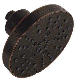 Delta Universal Showering Components 52668-RB H2Okinetic® 5-Setting Contemporary Raincan Shower Head in Venetian Bronze