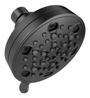 Delta Universal Showering Components 52638-BL18-PK H2Okinetic® 5-Setting Contemporary Shower Head in Matte Black