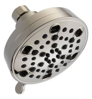 Delta Universal Showering Components 52638-PN18-PK H2Okinetic® 5-Setting Contemporary Shower Head in Polished Nickel