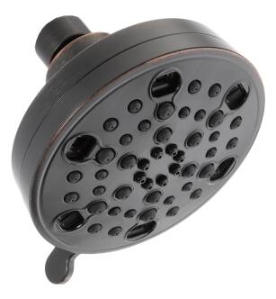 Delta Universal Showering Components 52638-RB18-PK H2Okinetic® 5-Setting Contemporary Shower Head in Venetian Bronze