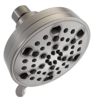Delta Universal Showering Components 52638-SS18-PK H2Okinetic® 5-Setting Contemporary Shower Head in Stainless