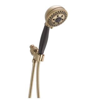 Delta Universal Showering Components 54445-CZ-PK H2Okinetic® 5-Setting Shower Mount Hand Shower in Champagne Bronze