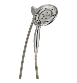Delta Universal Showering Components 58471-SS-PK H2Okinetic® In2ition® 4-Setting Two-in-One Shower in Stainless