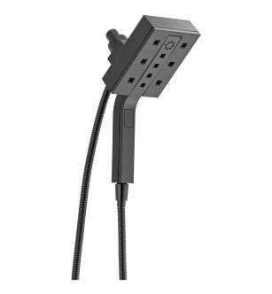 Delta Universal Showering Components 58473-BL25 H2Okinetic® In2ition® 4-Setting Two-in-One Shower in Matte Black