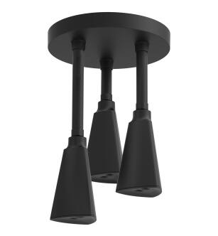 Delta Universal Showering Components 57140-BL H2Okinetic® Pendant Raincan Shower Head in Matte Black