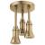 Delta Universal Showering Components 57190-CZ25-L H2Okinetic® Pendant Raincan Shower Head with LED Light in Champagne Bronze