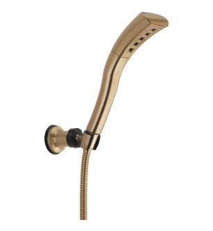 Delta Universal Showering Components 55421-CZ H2Okinetic® Single-Setting Adjustable Wall Mount Hand Shower in Champagne Bronze