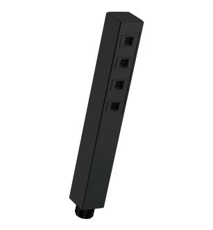 Delta Universal Showering Components 59567-BL-PK H2Okinetic® Single-Setting Hand Shower in Matte Black