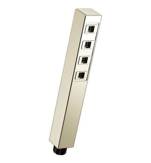 Delta Universal Showering Components 59567-PN-PR-PK H2Okinetic® Single-Setting Hand Shower in Lumicoat Polished Nickel