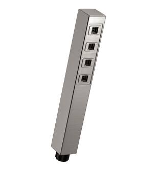 Delta Universal Showering Components 59567-SS-PR-PK H2Okinetic® Single-Setting Hand Shower in Lumicoat Stainless
