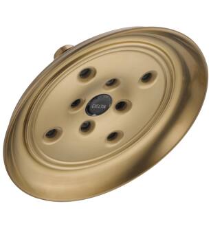 Delta Universal Showering Components RP70172CZ H2Okinetic® Single-Setting Raincan Shower Head in Champagne Bronze