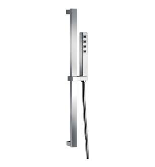 Delta Universal Showering Components 51567-PR H2Okinetic® Single-Setting Slide Bar Hand Shower in Lumicoat Chrome