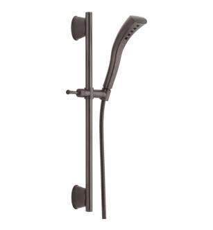 Delta Universal Showering Components 51579-RB H2Okinetic® Single-Setting Slide Bar Hand Shower in Venetian Bronze