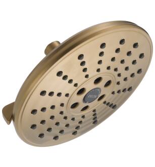 Delta Universal Showering Components 52688-CZ-PR H2Okinetic® 3-Setting Raincan Shower Head in Lumicoat Champagne Bronze