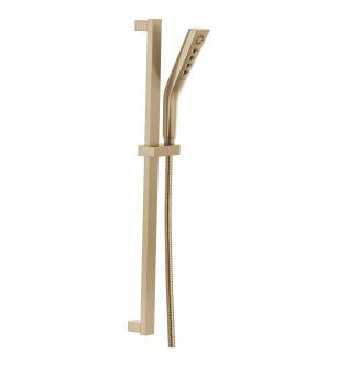 Delta Universal Showering Components 51799-CZ-PR H2Okinetic® 3-Setting Slide Bar Hand Shower in Lumicoat Champagne Bronze