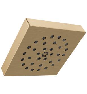 Delta Universal Showering Components 52484-CZ-PR H2Okinetic® 4-Setting Shower Head with Ultrasoak™ in Lumicoat Champagne Bronze