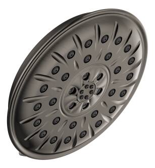 Delta Universal Showering Components 52487-KS-PR H2Okinetic® 4-Setting Shower Head with Ultrasoak™ in Lumicoat Black Stainless