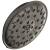 Delta Universal Showering Components 52487-KS-PR H2Okinetic® 4-Setting Shower Head with Ultrasoak™ in Lumicoat Black Stainless