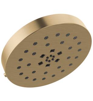 Delta Universal Showering Components 52488-CZ-PR H2Okinetic® 4-Setting Shower Head with Ultrasoak™ in Lumicoat Champagne Bronze