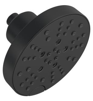 Delta Universal Showering Components 75568BL H2Okinetic® 5-Setting Shower Head in Matte Black