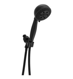 Delta Universal Showering Components 54445-BL-PK H2Okinetic® 5-Setting Shower Mount Hand Shower in Matte Black
