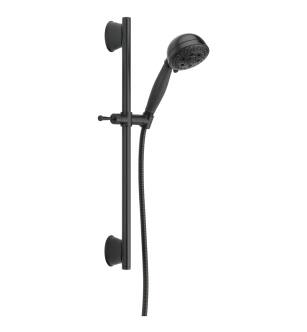 Delta Universal Showering Components 51559-BL H2Okinetic® 5-Setting Slide Bar Hand Shower in Matte Black