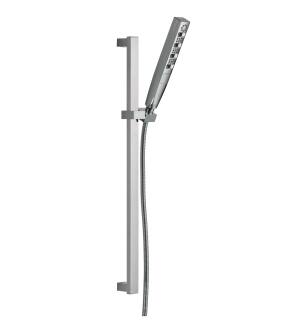 Delta Universal Showering Components 51140-PR H2Okinetic® Hand Shower 1.75 GPM w/Slide Bar 4S in Lumicoat Chrome