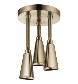 Delta Universal Showering Components 57140-CZ H2Okinetic® Pendant Raincan Shower Head in Champagne Bronze