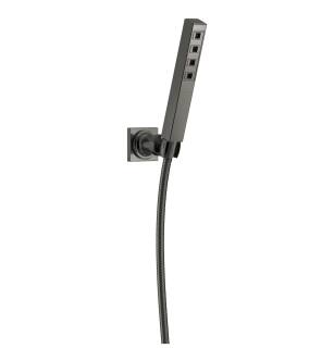 Delta Universal Showering Components 55567-KS-PR H2Okinetic® Single-Setting Adjustable Wall Mount Hand Shower in Lumicoat Black Stainless