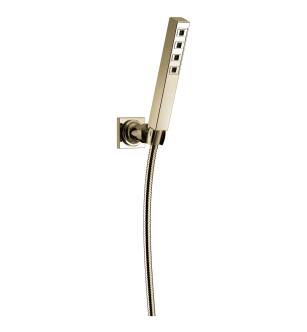 Delta Universal Showering Components 55567-PN-PR H2Okinetic® Single-Setting Adjustable Wall Mount Hand Shower in Lumicoat Polished Nickel