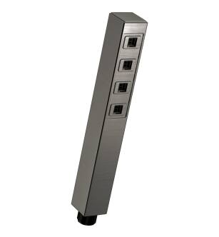 Delta Universal Showering Components 59567-KS-PR-PK H2Okinetic® Single-Setting Hand Shower in Lumicoat Black Stainless