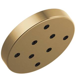 Universal Showering H2Okinetic® 52175-CZ-PR Single-Setting Metal Raincan Shower Head In Lumicoat Champagne Bronze