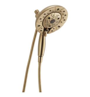 Delta Universal Showering Components 58480-CZ-PR25-PK H2Okinetic® In2ition® 5-Setting Two-In-One Shower in Lumicoat Champagne Bronze