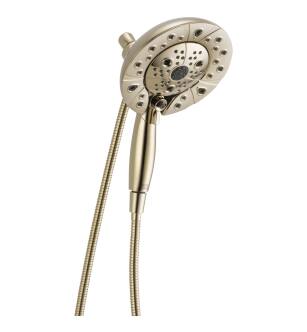 Delta Universal Showering Components 58480-PN-PR25-PK H2Okinetic® In2ition® 5-Setting Two-In-One Shower in Lumicoat Polished Nickel